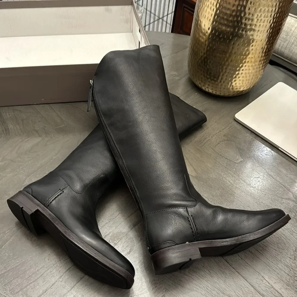 FRANCO SARTO Meyer Knee High Riding Boots (WIDE CALF)
